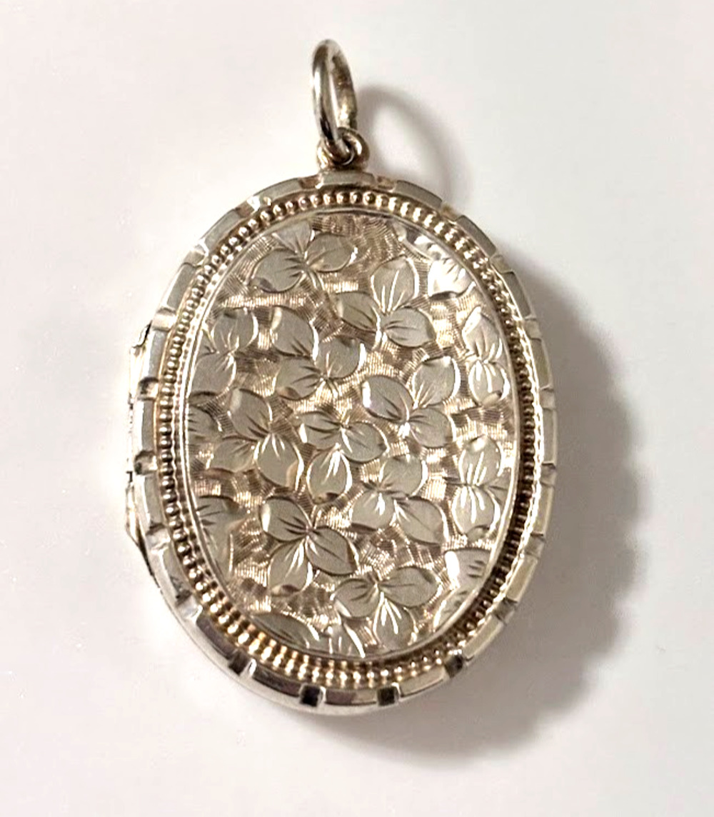 Antique Adie & Lovekin Sterling Silver Vesta Case Match Safe Chatelaine Pendant